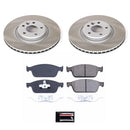 Power Stop 13-14 Ford Focus Front and Rear Semi-Coated Rotor Kit