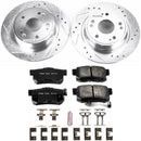 Power Stop 05-07 Honda Accord Rear Z23 Evolution Sport Brake Kit w/Calipers