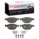 DFC 10-24 Jaguar XKR Front Geospec Rotors with Euro 5000 Ceramic Brake Pads w/Hardware