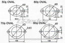 GReddy 80mm Oval Exhaust Gasket