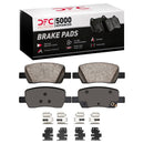 DFC 22-25 Hyundai Santa Fe Rear Geospec Rotors with 5000 Advanced Brake Pads w/Hardware
