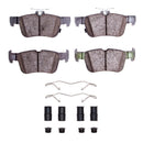 DFC 19-24 Ford Edge Rear 5000 Advanced Low Metallic Brake Pads and Hardware Kit