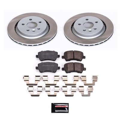 Power Stop 15-18 Volvo S60 Front and Rear Semi-Coated Rotor Kit