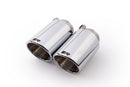 Remus Stainless Steel 102mm Angled Chrome w/Adj Clamp Tail Pipe Set (Pair)
