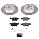 Power Stop 17-19 Ford Escape Front and Rear Semi-Coated Rotor Kit