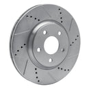 R1 04-12 Chevrolet HHR Front Drilled & Slotted Silver Brake Rotor Set