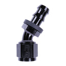 Russell 8AN Twist-Lok 30 Degree Hose End - Black