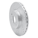 R1 08-25 Audi A4 Front Drilled & Slotted Silver Brake Rotor Set
