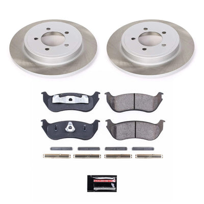 Power Stop 02-05 Ford Explorer Front and Rear Semi-Coated Rotor Kit