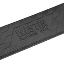 Westin 18-22 Jeep Wrangler JLU 4dr Platinum 4 Oval Nerf Step Bars - Tex. Blk