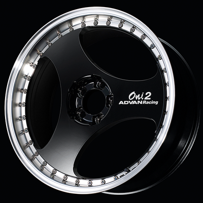 Advan ONI2 Progressive 20x10.0 / +31 Off / 5x114.3 / 73mm Bore / Machining and Racing Gloss Black
