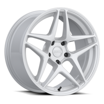 Kansei K15G Astro 18x8.5in / 5x112 BP / 35mm Offset / 66.56mm Bore - Gloss White Wheel