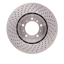 DFC 99-23 Porsche 911 Right Rear Drilled Brake Rotor
