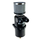 Moroso Dual Inlet -12AN Billet Breather Tank Catch Can - Black