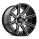 ION Type 149 20x9 / 8x180 BP / -12mm Offset / 124.1mm Hub Black/Machined Wheel