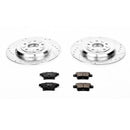 Power Stop 05-07 Ford Five Hundred Rear Z23 Evolution Sport Brake Kit w/Calipers