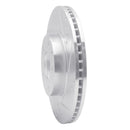 R1 14-24 Mazda 3 Front Drilled & Slotted Silver Brake Rotor Set