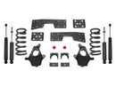 MaxTrac 99-06 GM C1500 2WD V6 4in/6in Lowering Spindle Kit