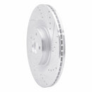 R1 16-18 Ford Focus Front & Rear Drilled & Slotted Silver Brake Rotor Set