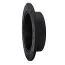R1 97-04 Mitsubishi DIAMANTE Rear Left Drilled & Slotted Black Brake Rotor