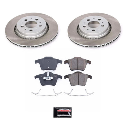 Power Stop 03-14 Volvo XC90 Front and Rear Semi-Coated Rotor Kit