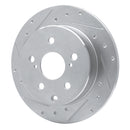 R1 06-18 Toyota RAV4 Front & Rear Drilled & Slotted Silver Brake Rotor Set
