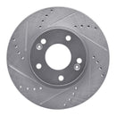 R1 11-25 Hyundai Venue Front & Rear Drilled & Slotted Silver Brake Rotor Set