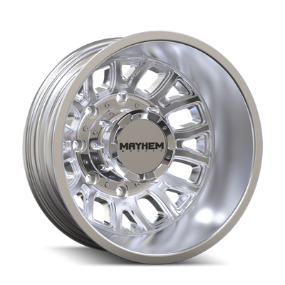 Mayhem 8107D Cogent Dually 17x6.5 / 8x200 BP / -142mm Offset / 142mm Hub Polished Wheel