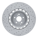 DFC 13-25 Mercedes-Benz GLC63 AMG S Front Drilled and Slotted Hi-Carbon Alloy Geomet Coated Rotor
