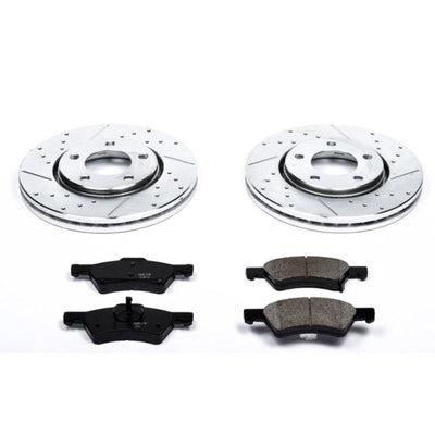 Power Stop 03-04 Dodge Caravan Front Z23 Evolution Sport Brake Kit w/Calipers