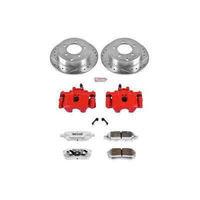 Power Stop 11-14 Chrysler 200 Front & Rear Z26 Street Warrior Brake Kit w/Calipers