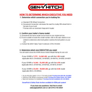 Gen-Y Executive Torsion-Flex Auto Rhino 5th Wheel Pin Box Rep w/Gooseneck 2-5/16in Coupler
