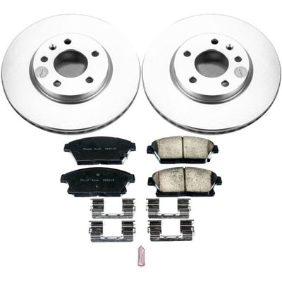 Power Stop 12-17 Buick Verano Front & Rear Z17 Evolution Geomet Coated Brake Kit