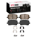 DFC 03-08 Pontiac Vibe Front Drilled & Slotted Geoperformance Rotors 5000 Advanced Pads w/Hardware
