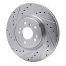 R1 06-12 Mercedes-Benz ML320 Front Drilled & Slotted Silver Brake Rotor Set