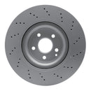DFC 12-20 Mercedes-Benz SLK350 Front Drilled GeoSPEC Coated Rotor
