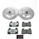 Power Stop 14-19 Chevrolet Corvette Front & Rear Z26 Street Warrior Brake Kit