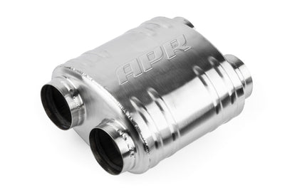 APR Premium Sound Absorption Muffler - Dual 70mm (2.75in) Oval Body (217x134x210)
