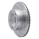 R1 87-89 Porsche 944 Front & Rear Drilled & Slotted Silver Brake Rotor Set