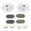 Power Stop 2018 Mitsubishi Eclipse Cross Front & Rear Z17 Evolution Geomet Coated Brake Kit
