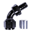 Russell 12AN ProClassic Crimp 60 Degree Hose End - Black