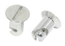 Moroso Quick Fastener - Flush Head - 7/16in x .400in - Aluminum - 10 Pack