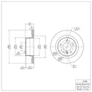 DFC 08-13 BMW 125i (Mexico) Rear Brake Rotor