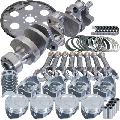 Eagle Chevy LT1350 1Pc 3.750in Crank 5.700in I-Beam Rods 4.040in Pistons 153 Tooth FP Bal Assembly