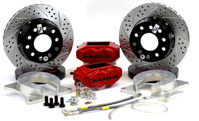 Baer Brakes Rear Ends w/ Ford 9in Early Big Bearing Housing Ends 11in SS4+ Rear SDZ Brake Kit - MG