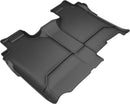 3D MAXpider 19-21 GMC Sierra Silverado Double/Crew Bench Seat Kagu 1st + 2nd Row Floormats - Black