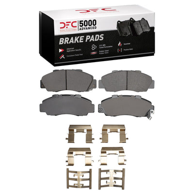 DFC 97-05 Acura NSX Front Drilled & Slotted Geoperformance Rotors 5000 Advanced Pads w/Hardware