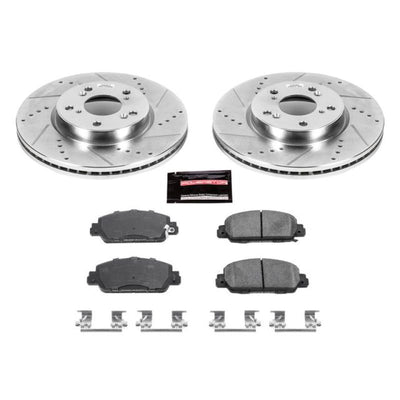 Power Stop 13-17 Honda Accord Front & Rear Z23 Evolution Sport Brake Kit
