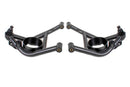 BMR 70-81 Chevrolet Camaro A-Arms Lower Delrin Bushings Std Ball Joint - Black Hammertone