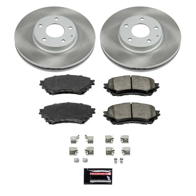 Power Stop 14-15 Mazda 6 Front and Rear Semi-Coated Rotor Kit